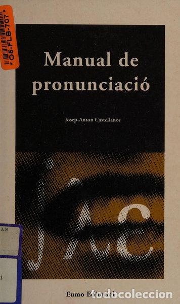 books: Manual de pronunciaci&oacute;- 9788476028810