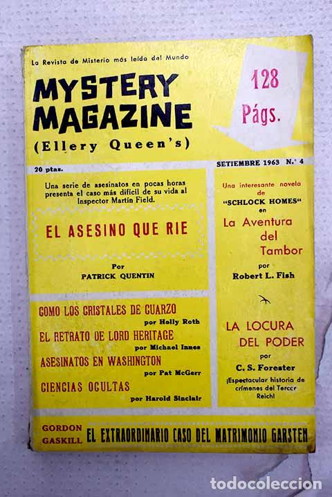 Libros: Mystery magazine (Ellery Queen s): la revista de misterio mas le&iacute;da del mundo, n&ordm; 4