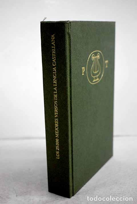 Libros: Los 25000 mejores versos de la lengua castellana