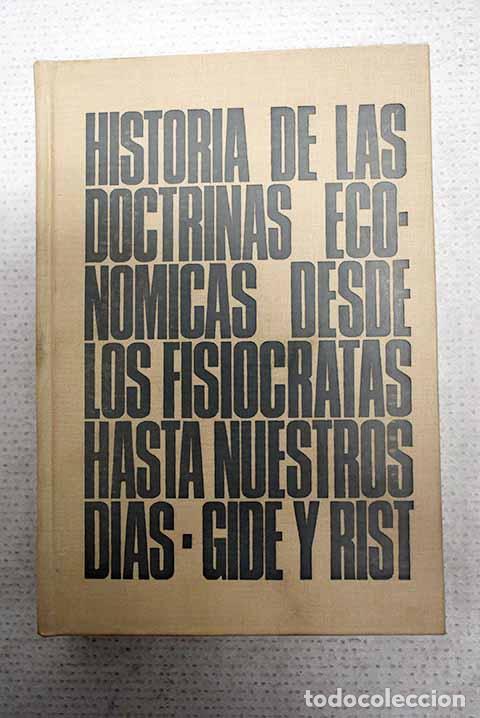 books: Historia de las doctrinas econ&oacute;micas.- Gide, Charles