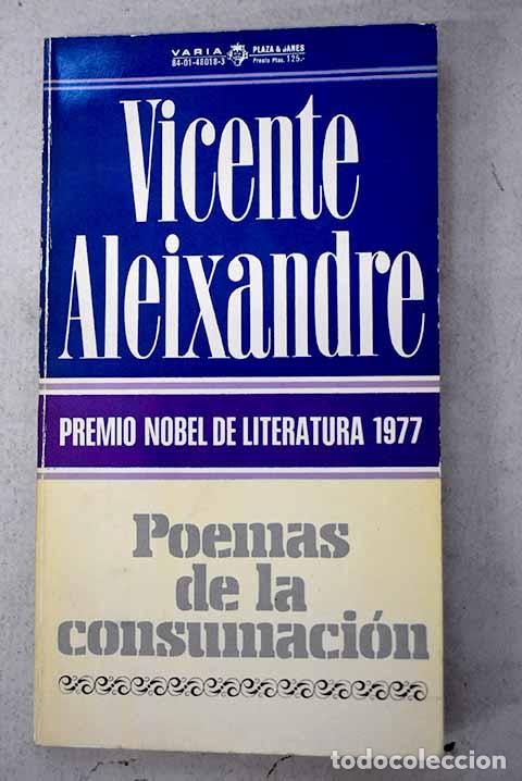 Libros: Poemas de la consumaci&oacute;n.- Aleixandre, Vicente - Foto 1