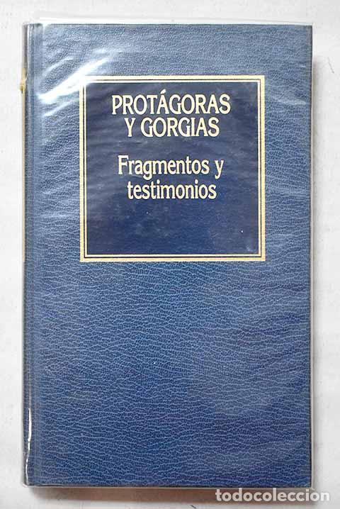 B&uuml;cher: Fragmentos y testimonios: Prot&aacute;goras y Gorgias
