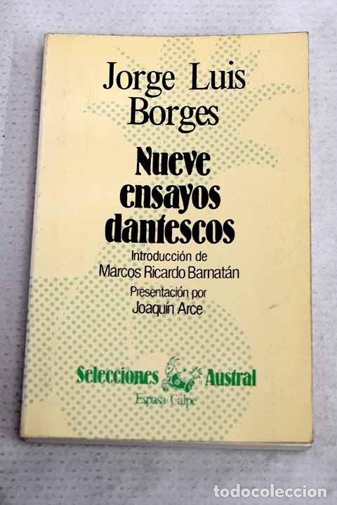 Libros: Nueve ensayos dantescos.- Borges, Jorge Luis