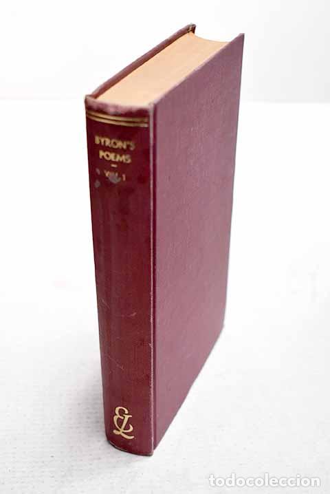 Libros: Poems, tome I: Lord Byron.- Lord Byron