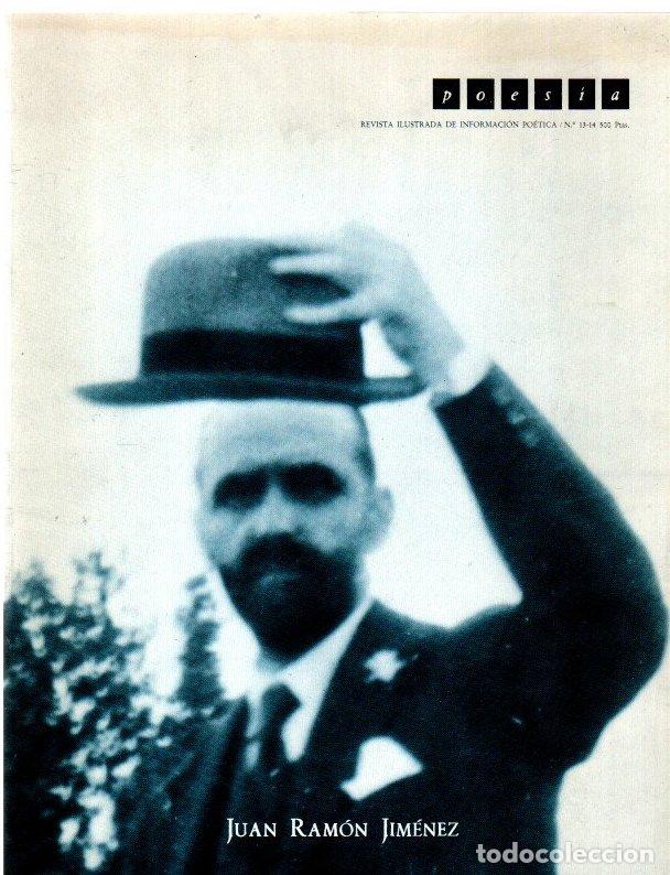 Libros: Poes&iacute;a. Revista ilustrada de informaci&oacute;n po&eacute;tica. N&ordm; 13-14 dedicado Juan Ram&oacute;n Jim&eacute;nez - NO CONSTA A