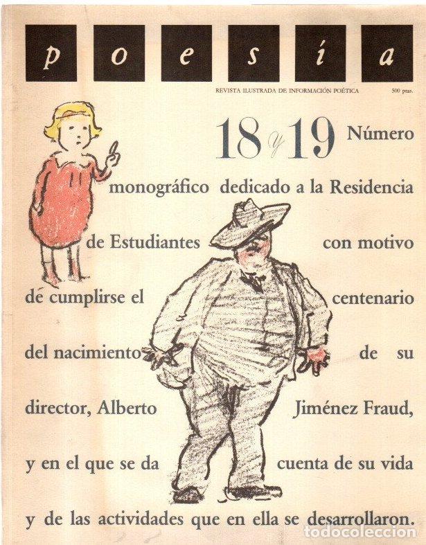 Libros: Poes&iacute;a. Revista ilustrada de informaci&oacute;n po&eacute;tica. N&ordm; 18 y 19 - NO CONSTA AUTOR