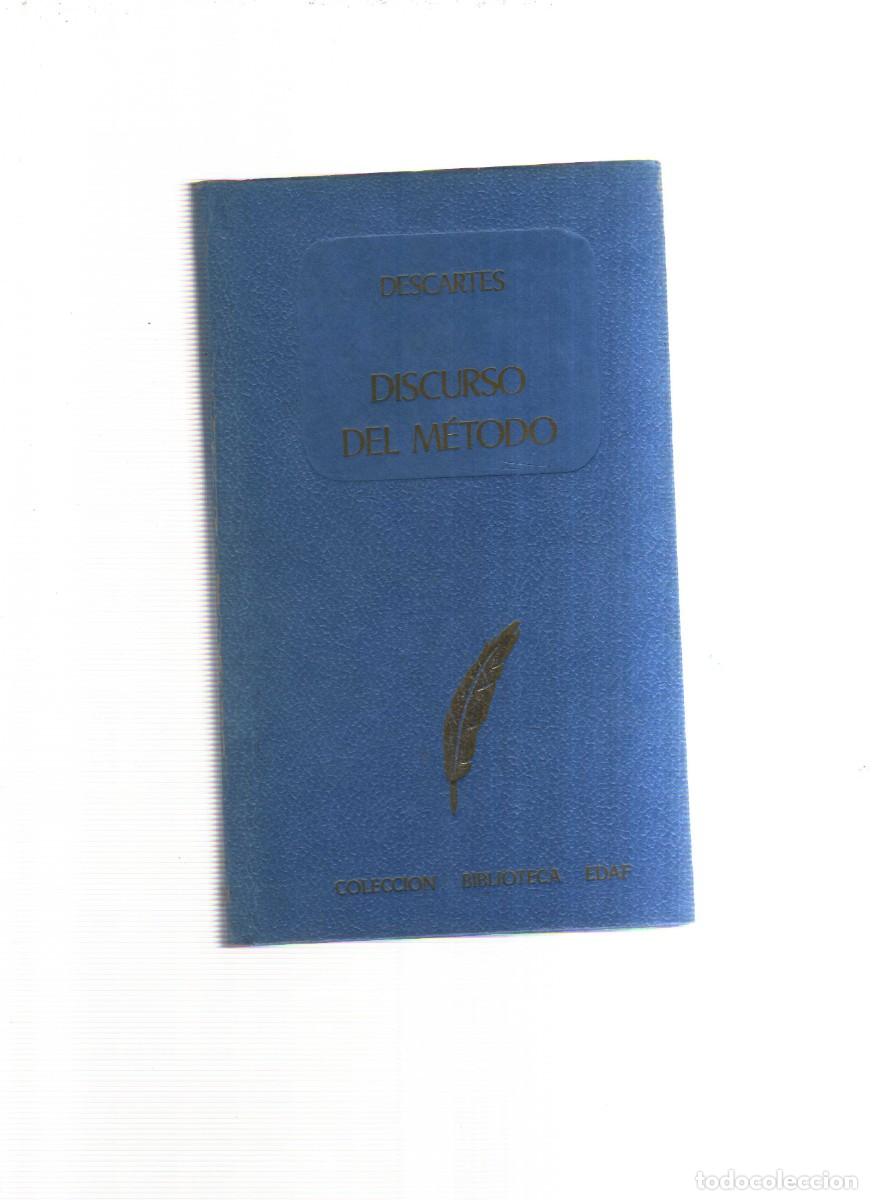 Libros: DISCURSO DEL METODO RENE DESCARTES
