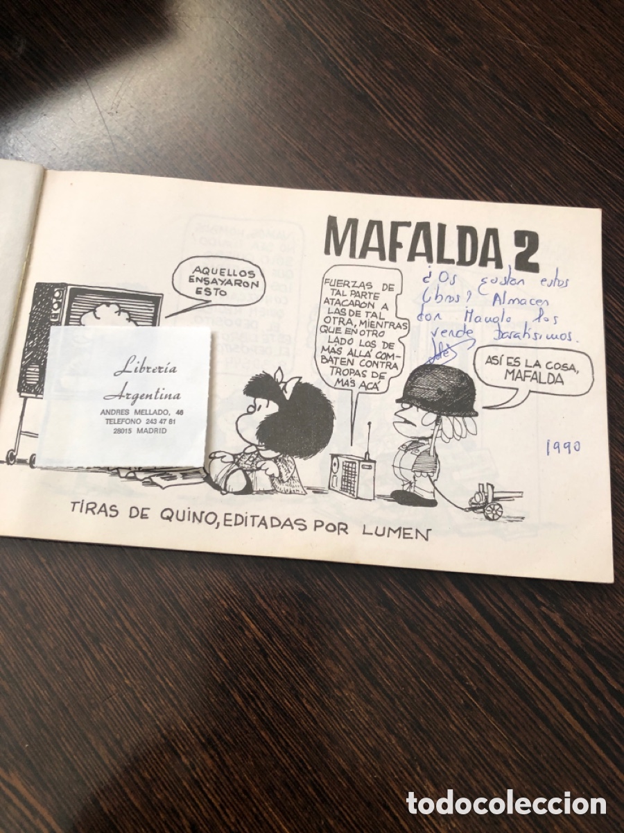 Libros: MAFALDA EDITORIAL LUMEN VOLUMEN 2 - Foto 2