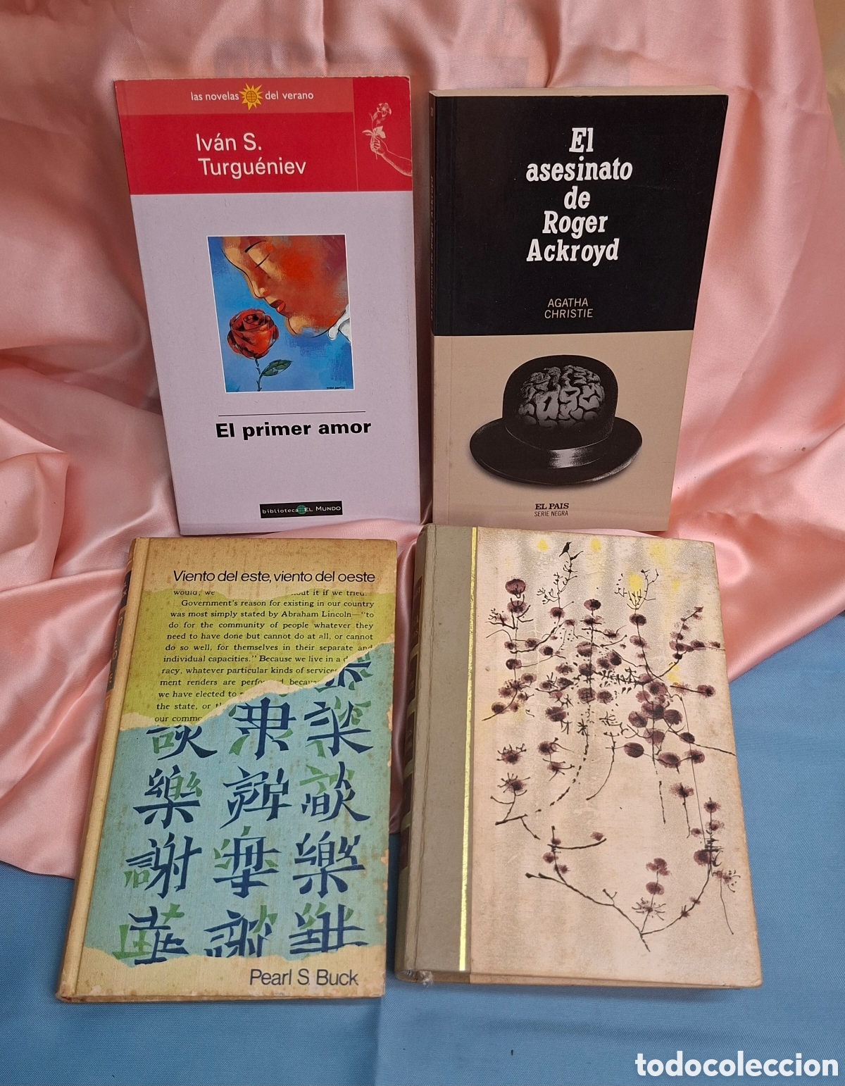 Libros: Lote de 4 libros cl&aacute;sicos, misterio y edici&oacute;n decorativa
