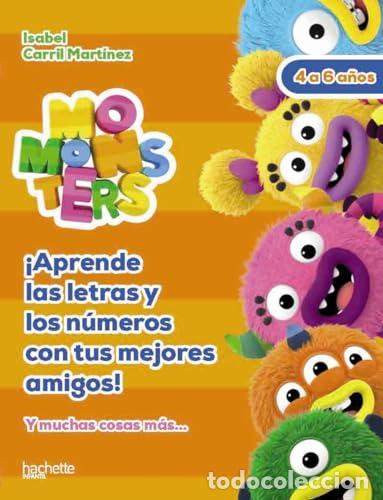 Libros: Letras y n&uacute;meros con los Momonsters, 4-5 a&ntilde;os