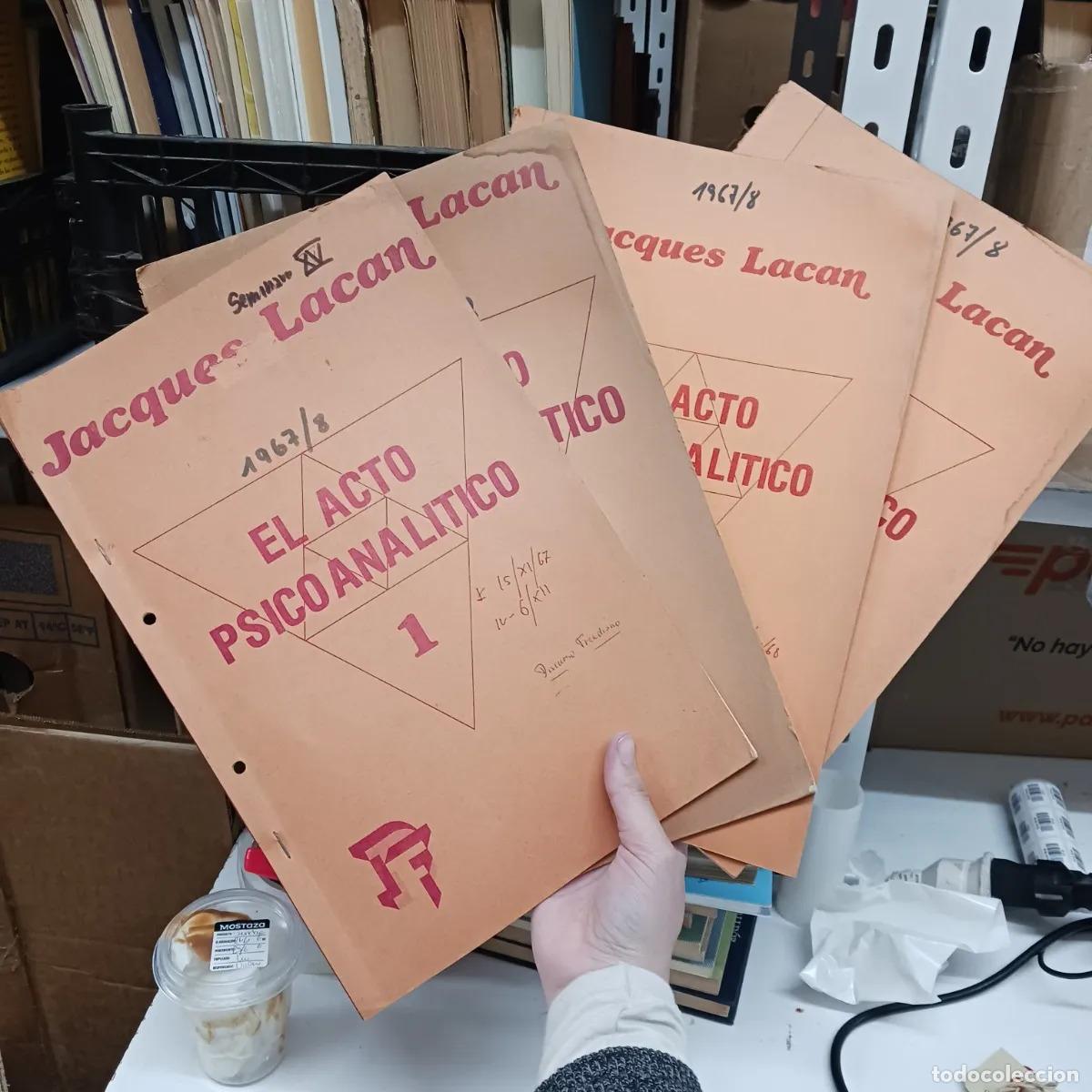 Libros: El acto psicoanalitico (4 tomos) (det.) - Jacques Lacan