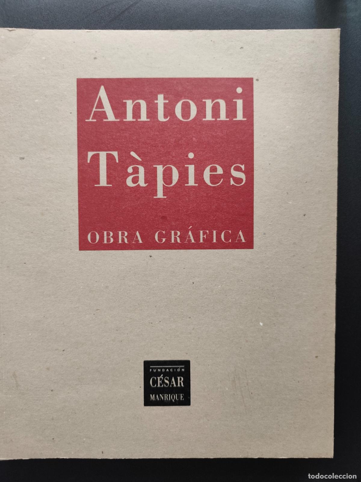 Libros: Antoni T&agrave;pies - Antoni T&agrave;pies. Obra gr&aacute;fica