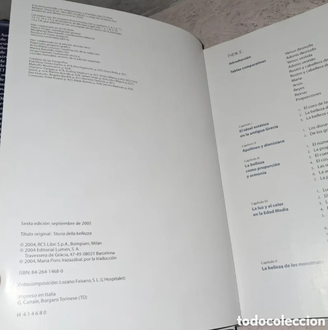 Libros: Historia de la Belleza (Spanish Edition) Humberto - Foto 4