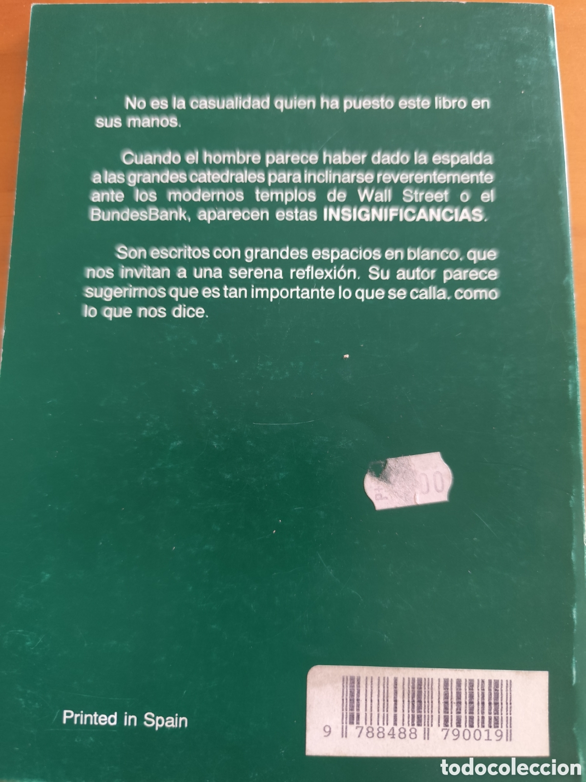 Libros: Insignificancias , Toni Benn&aacute;ssar - Foto 2