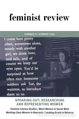 Libros: Feminist Review: Issue 53: Speaking Out- 9780415145626