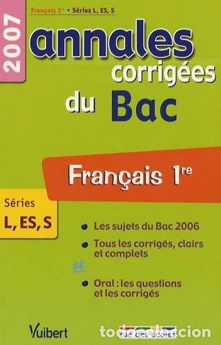 books: Fran&ccedil;ais S&eacute;ries L-ES-S: Annales corrig&eacute;es du Bac- 9782844313331