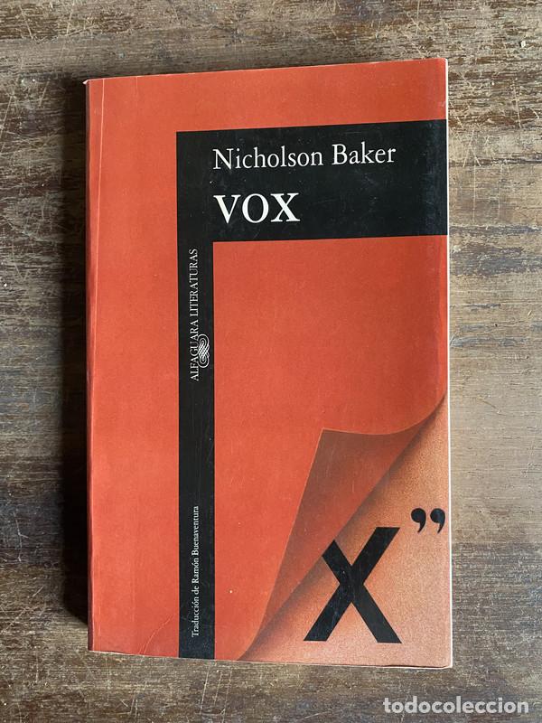 Libros: Vox - Baker Nicholson - Foto 1