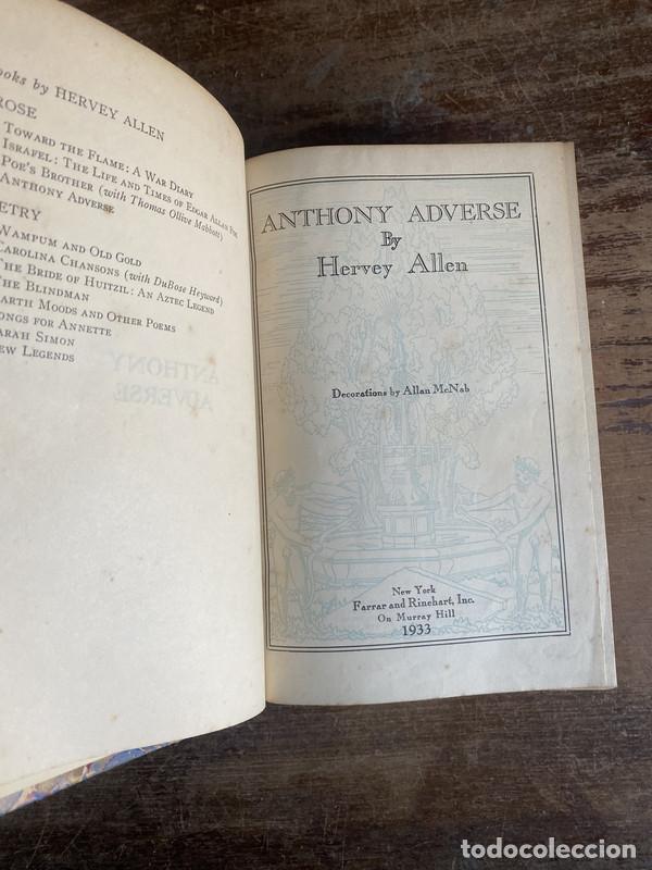 Livres: Anthony Adverse - Allen Hervey