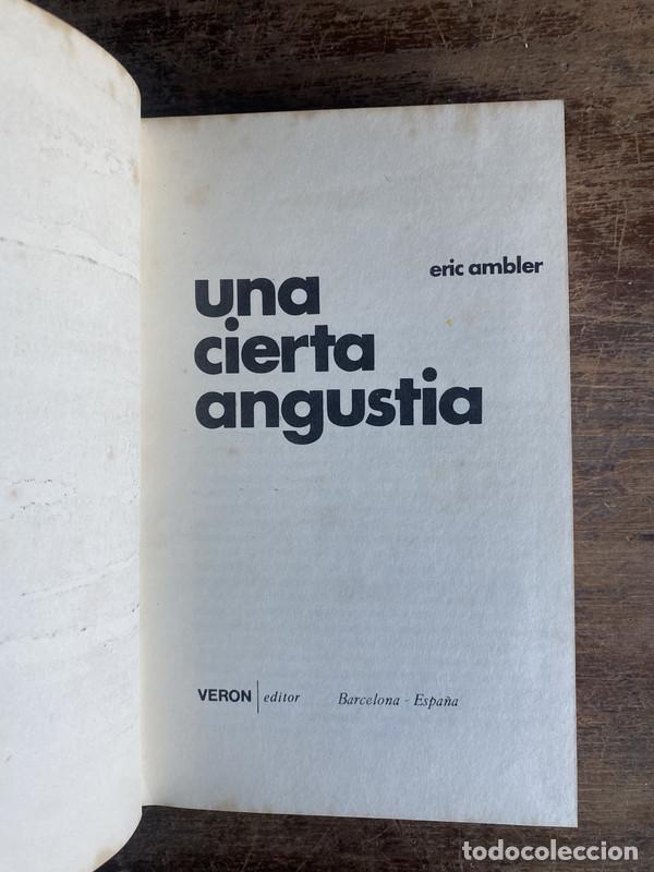 Libros: Una cierta angustia - Ambler Eric - Foto 1