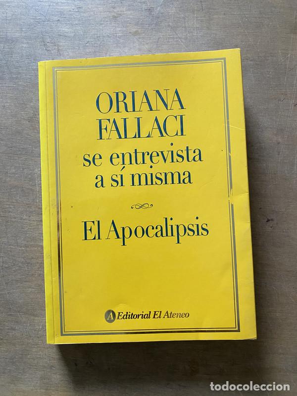 Libri di seconda mano: Oriana Fallaci se entrevista a si misma - Fallaci Oriana