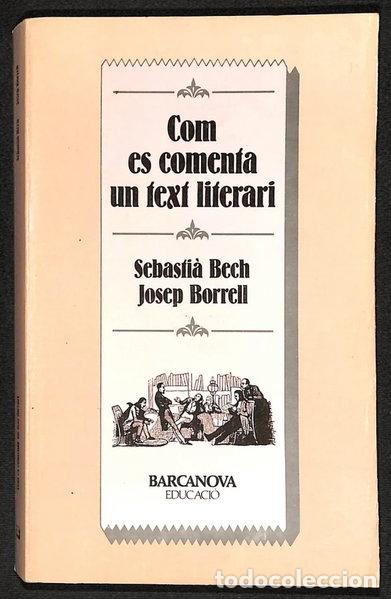 Libri di seconda mano: Com es comenta un text literari- 9788475334011