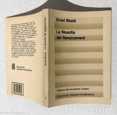 Livros em segunda m&atilde;o: La filosofia del Renaixement- 9788429719284