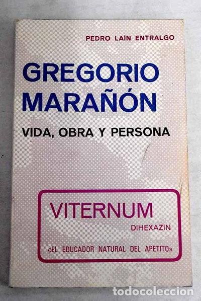 Livres: Gregorio Mara&ntilde;&oacute;n: Vida, obra y persona- 9788423942688