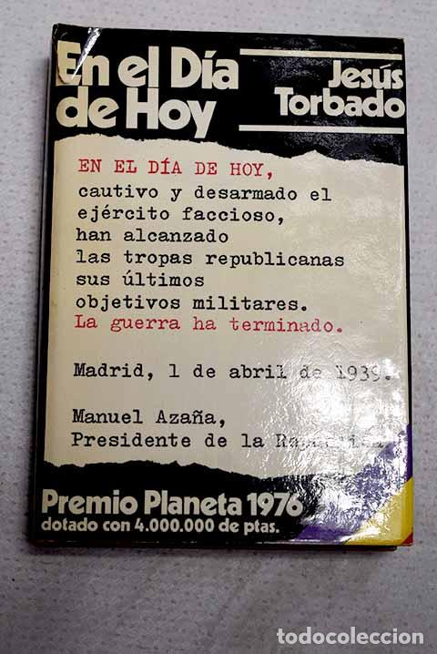 Libros: En el d&iacute;a de hoy: Torbado, Jes&uacute;s.- Torbado, Jes&uacute;s