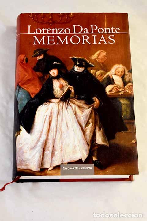 books: Memorias: Da Ponte, Lorenzo.- Da Ponte, Lorenzo