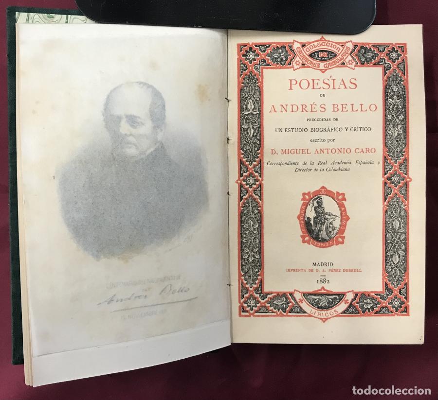 Libros: Poes&iacute;as de&hellip; - Bello, Andr&eacute;s - Foto 2