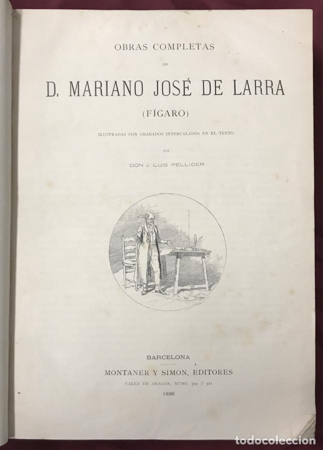 Libros: Obras Completas de&hellip; - Larra, Mariano Jos&eacute; de (F&iacute;garo) - Foto 2