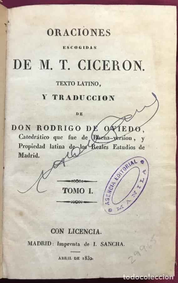 Libros: Oraciones Escogidas - Ciceron - Foto 2