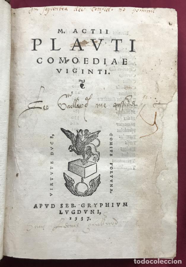 Libros: Comoediae Viginti - Plauto - Foto 2