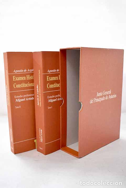 Libros: Examen hist&oacute;rico de la reforma constitucional de Espa&ntilde;a.- Arguelles, Agust&iacute;n