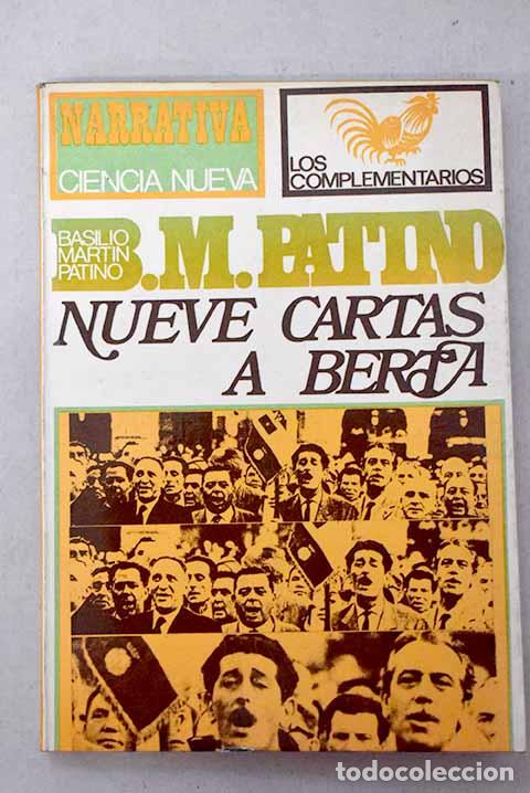 Libros: Nueve cartas a Berta.- Mart&iacute;n Patino, Basilio