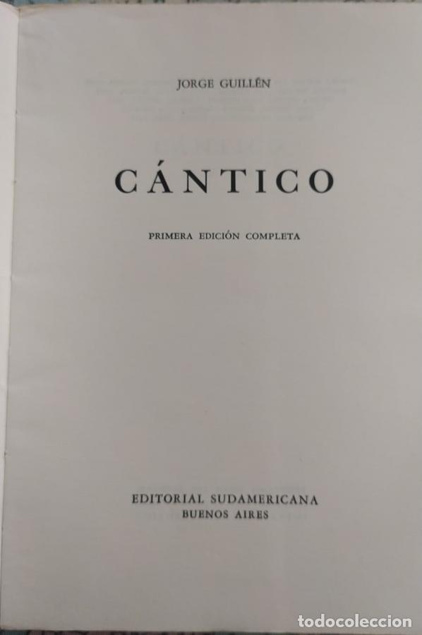 Libros: C&aacute;ntico (primera edici&oacute;n completa) - Guill&eacute;n, Jorge - Foto 2