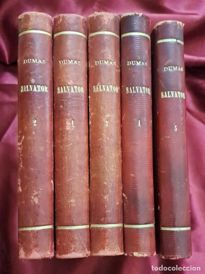 Libros: Salvator 5 vols. - Dumas, Alexandre - Foto 2
