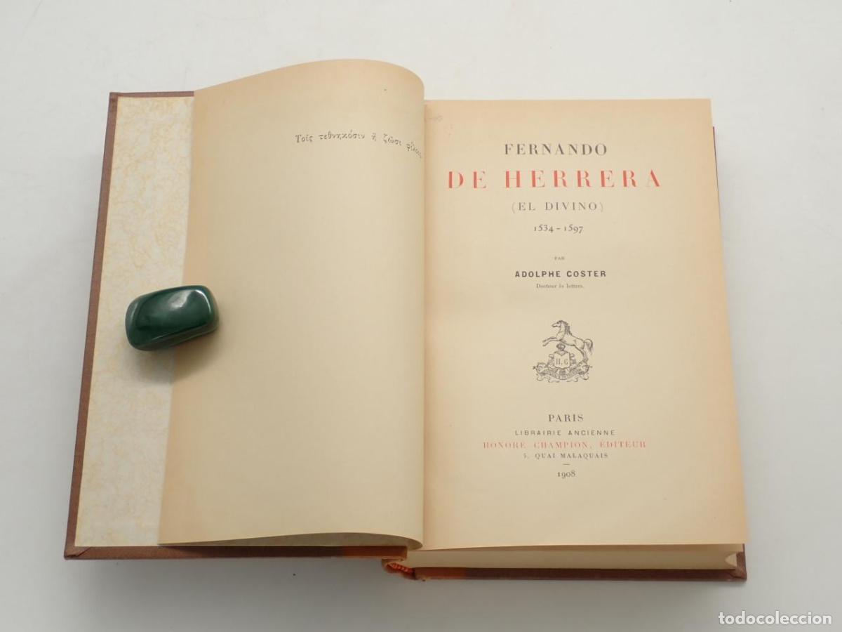 Libros: Fernando de Herrera (El Divino), 1534-1597 [TEXTO EN FRANC&Eacute;S] - COSTER, Adolphe