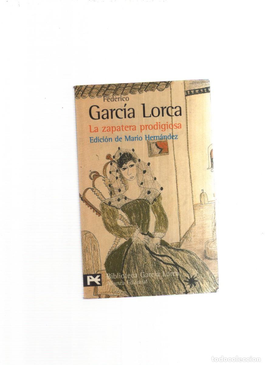 Libros: LA ZAPATERA PRODIGIOSA DE FEDERICO GARCIA LORCA