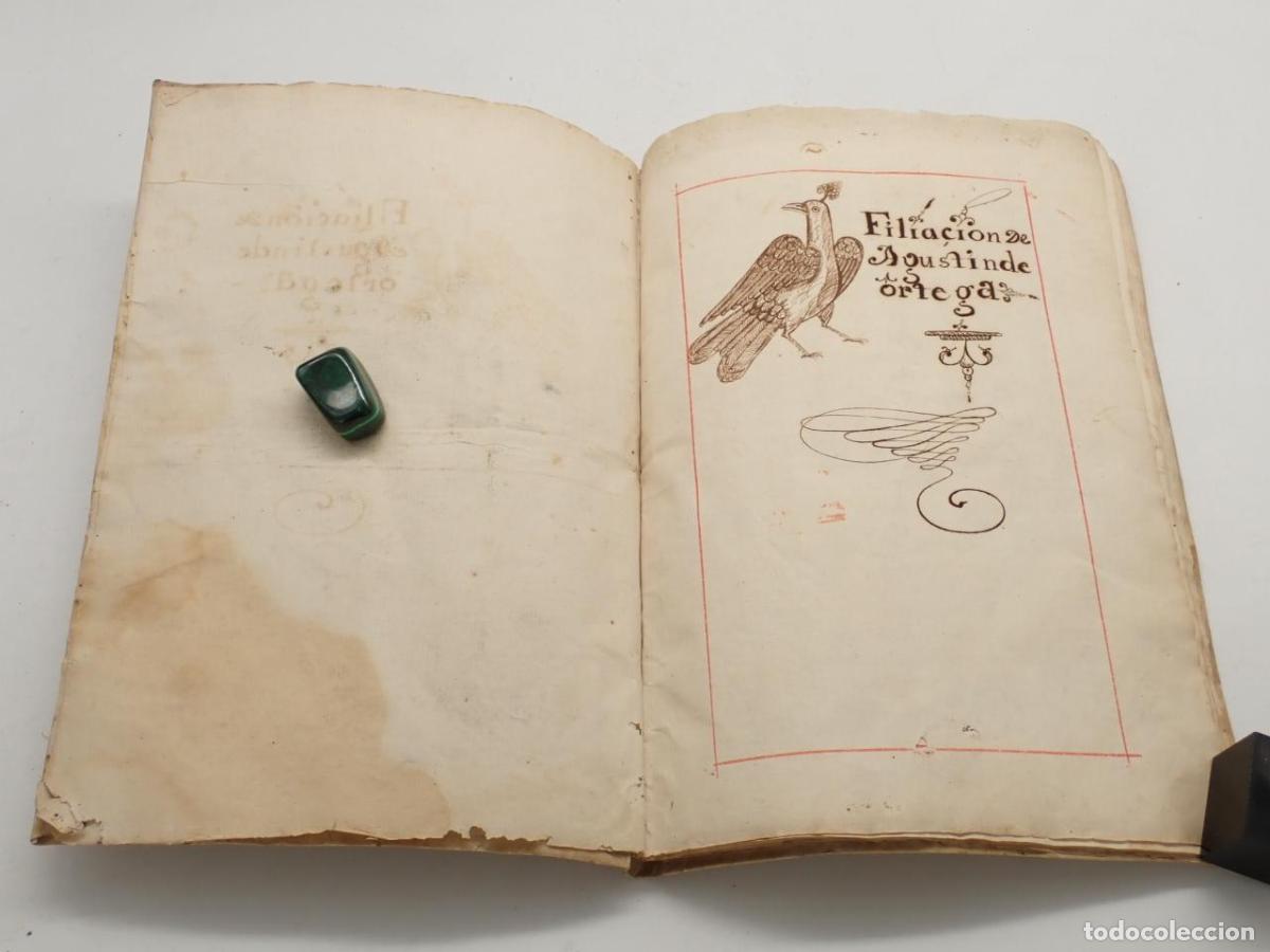 Livros em segunda m&atilde;o: Filiaci&oacute;n de Agust&iacute;n de Ortega, vecino de San Sebasti&aacute;n [MANUSCRITO] - VALENCEGUI ARAIZ Y ARRIOLA, M