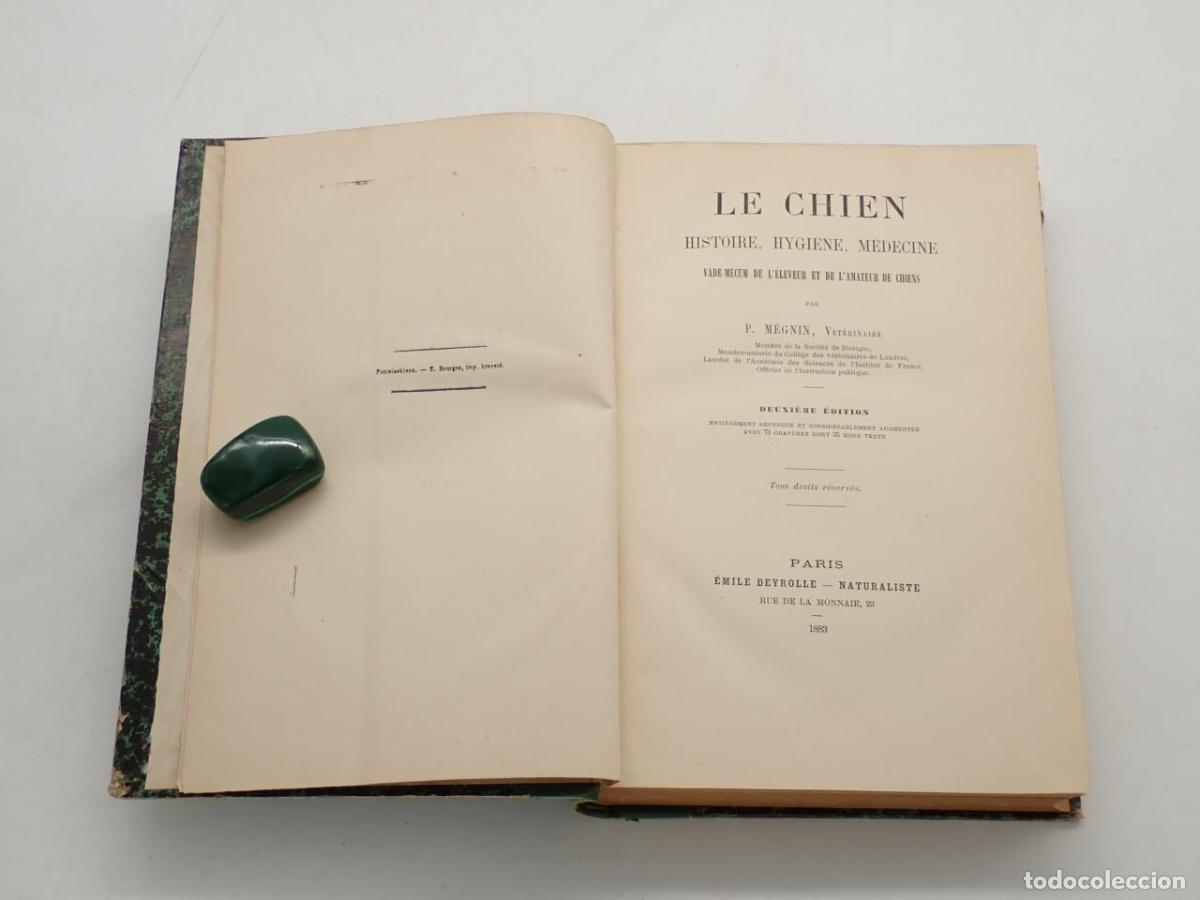 Libri di seconda mano: Le chien. Histoire, hygi&egrave;ne, m&eacute;decine. Vade-mecum de l'&eacute;leveur et de l'amateur de chiens. Deuxi&egrave;me &eacute;