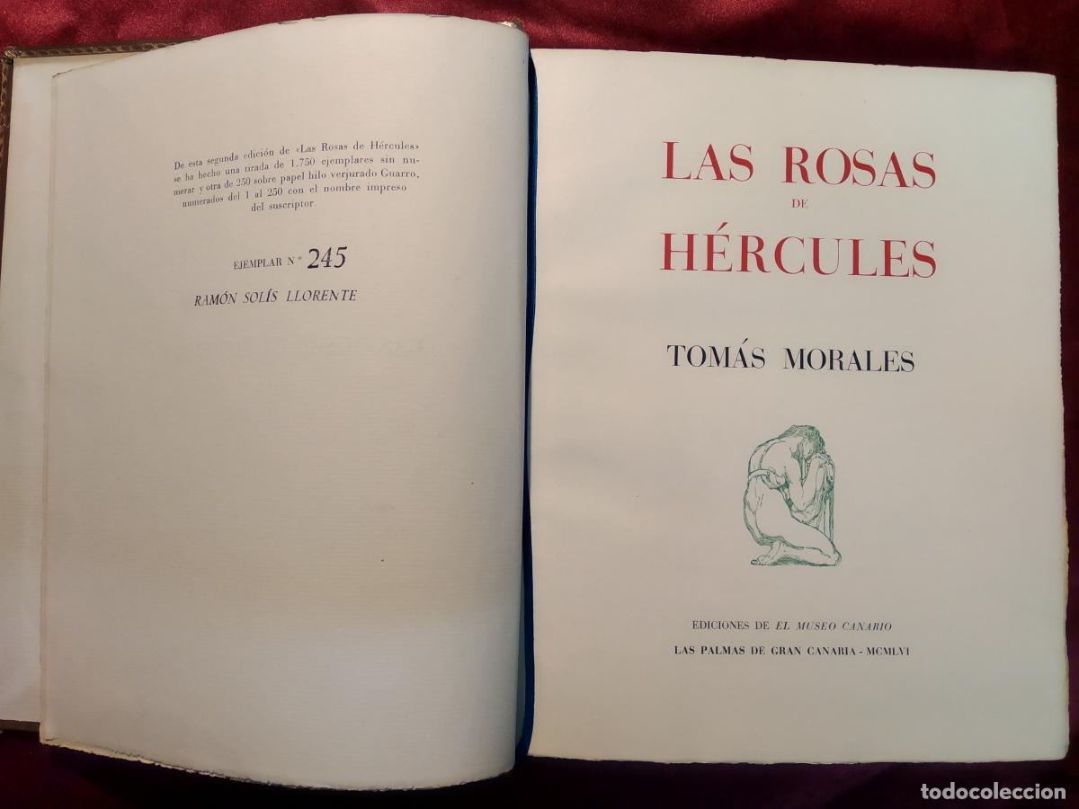 Libros: Las rosas de H&eacute;rcules - Morales, Tom&aacute;s - Foto 4