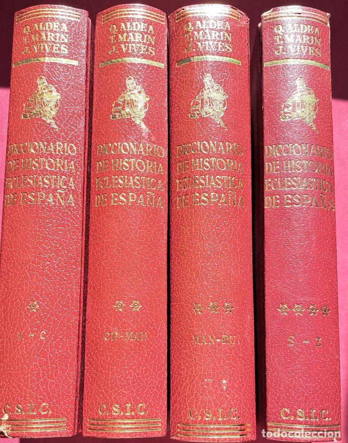 Libri di seconda mano: Diccionario de historia eclesiastica de Espa&ntilde;a - Aldea Vaquero, Quint&iacute;n y Mar&iacute;n Mart&iacute;nez, Tom&aacute;s y V