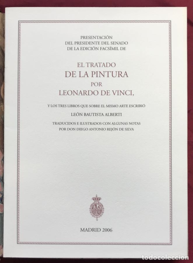 Libros: El tratado de la pintura por Leonardo da Vinci y los tres libros que sobre el mismo arte escribi&oacute; Le