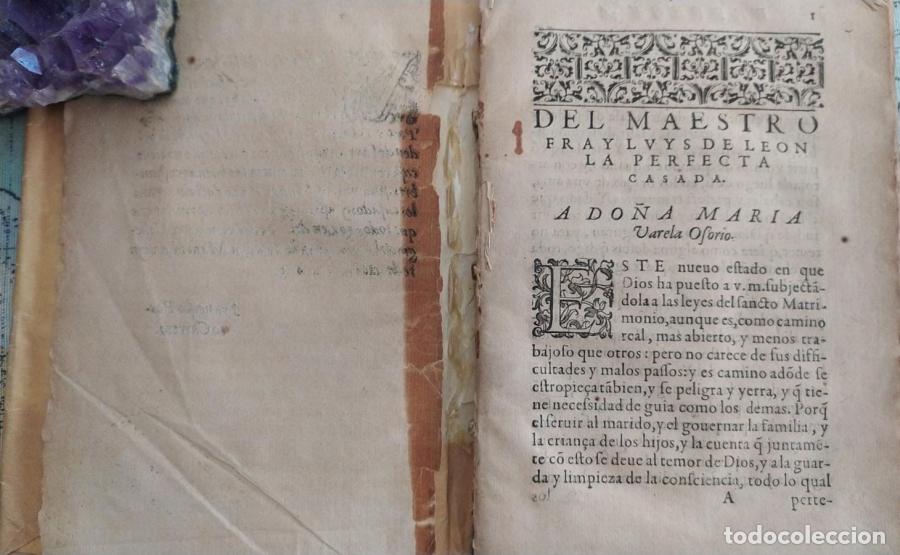 Libros: La perfecta casada.Tercera impresi&oacute;n mas a&ntilde;adida y emendada - Fray Luis de Le&oacute;n
