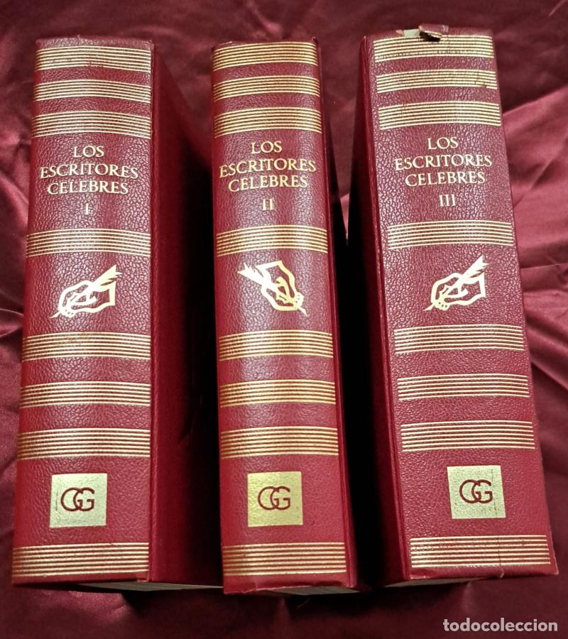 Libri di seconda mano: Los escritores c&eacute;lebres, 3 vols. - vv.aa.