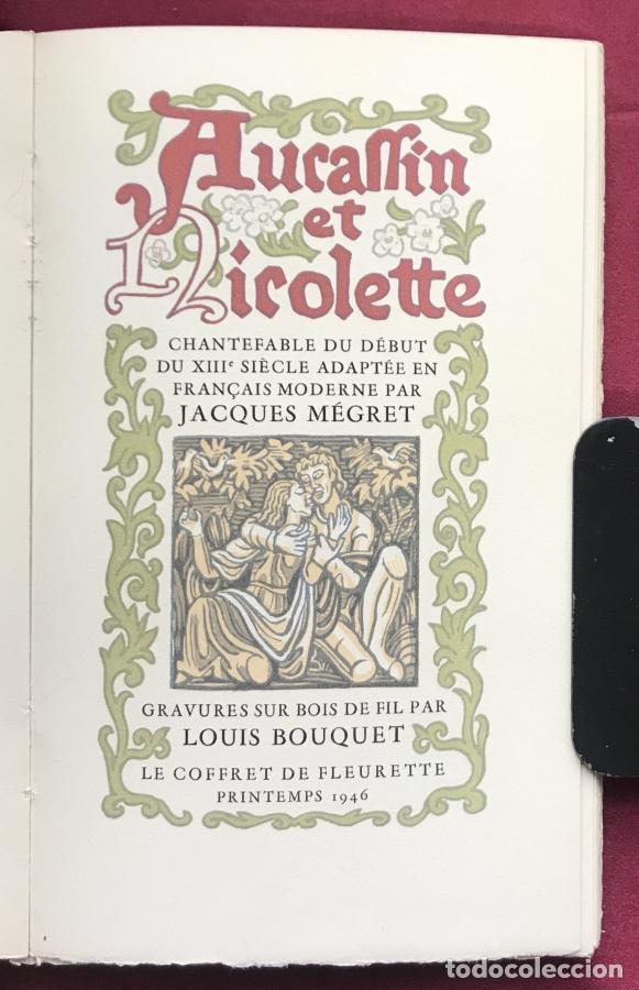 Livres: Aucassin et Nicolette. Chantefable du d&eacute;but du XIII si&egrave;cle adapt&eacute;e en fran&ccedil;ais para Jacques M&eacute;gret.