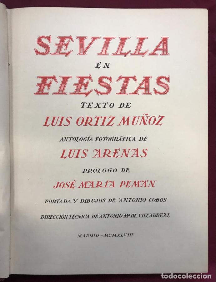 Libros: Sevilla en fiestas - Ortiz Mu&ntilde;oz, Luis