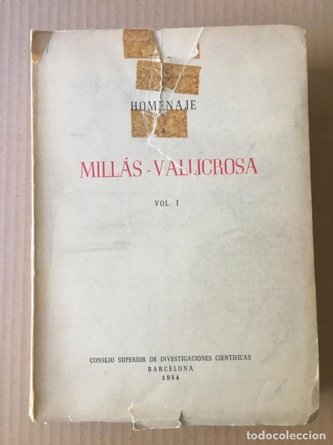 B&uuml;cher: Homenaje a Mill&aacute;s - Vallicrosa 2 vols -