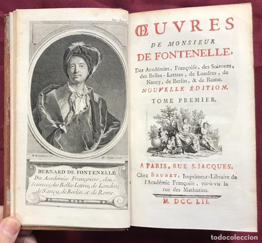 Libros: Oeuvres - Fontenelle, Monsieur de - Foto 4